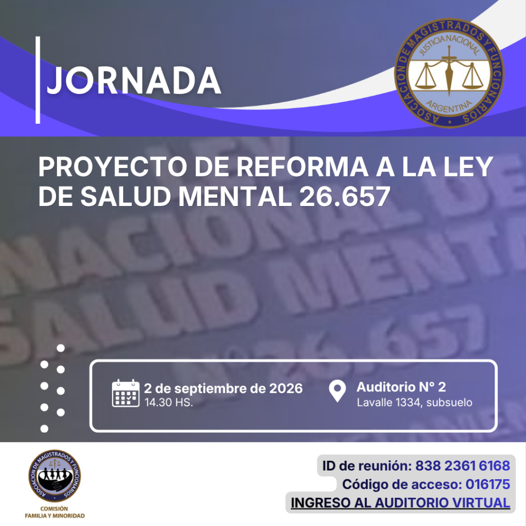 Proyecto de Reforma a la Ley de Salud Mental 26.657